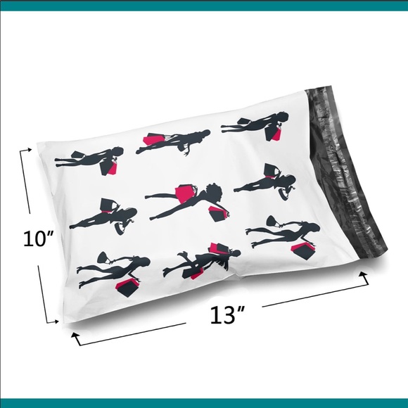 25 10X13 Poly Mailers Ladies Clutch Flat Shipping Envelopes PRICE IS FIRM - Picture 8 of 8